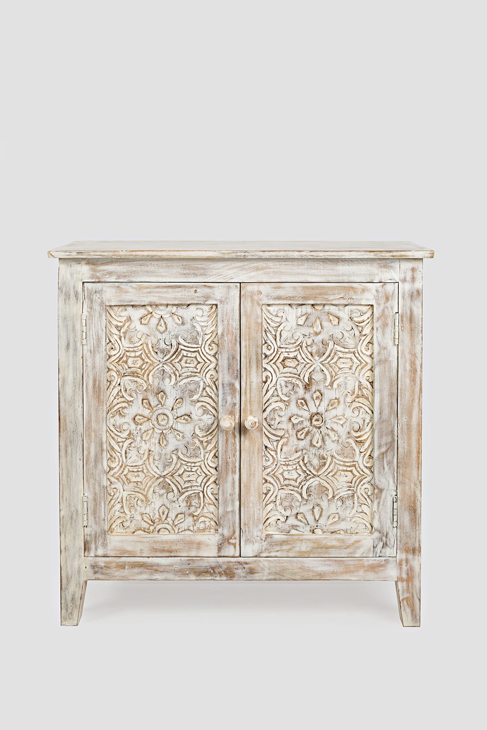 Amazon.com: Jofran Global Archive Hand Carved Accent Chest Cabinet